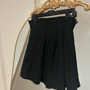 Zara Black Pleated Skirt